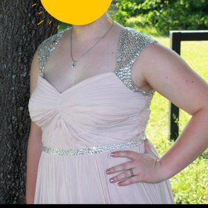 Pale pink formal dress